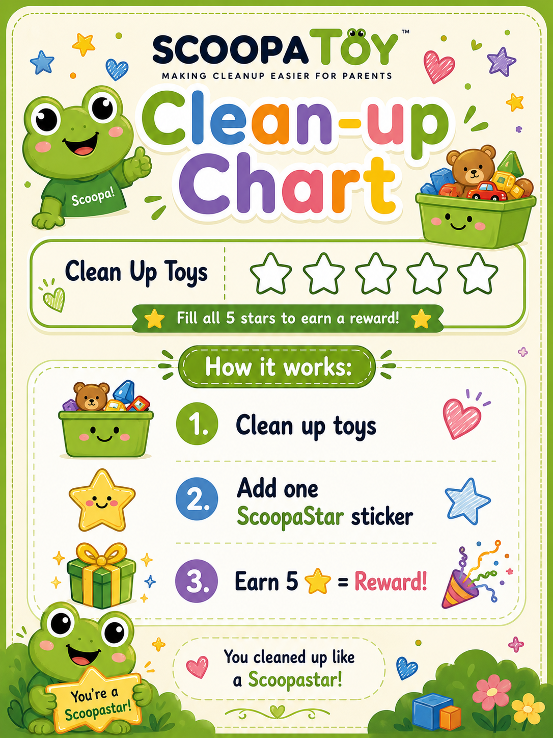 The Toy Cleanup System (Instant Download)